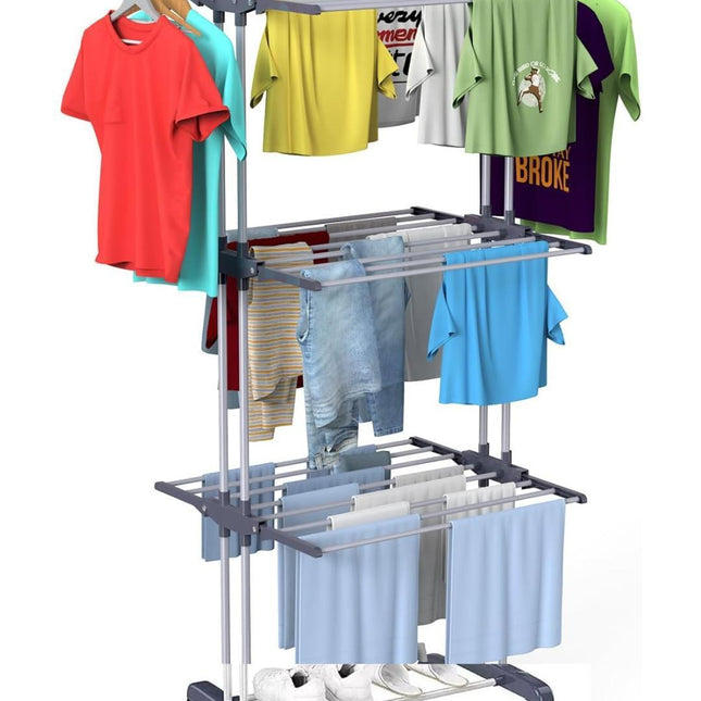 4 Tier Foldable Clothes Drying Rack