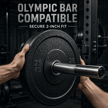 Rubber Weight Plates Barbell Discs Dumbbell Weights Strength Training Gym Lifting Plates for Home Workout