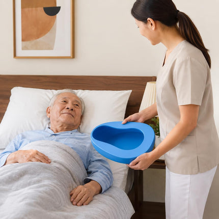 Portable Bed Pan – Spill-Resistant