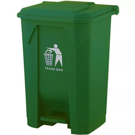 80L Green Pedal Recycling Bin – Large Hands-Free Waste Bin