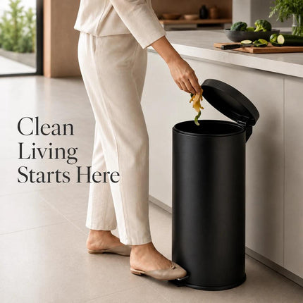 30L Pedal Bin with Inner Bucket