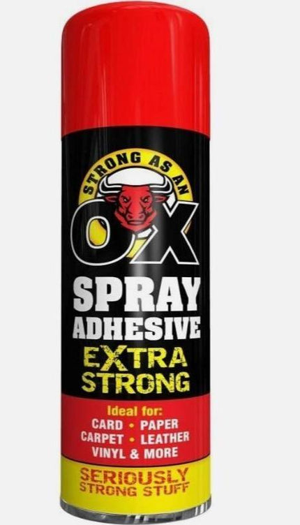 Heavy Duty Spray Adhesive 500ml – Single or Twin Pack