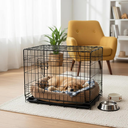 36" Metal Dog Crate with Single Door