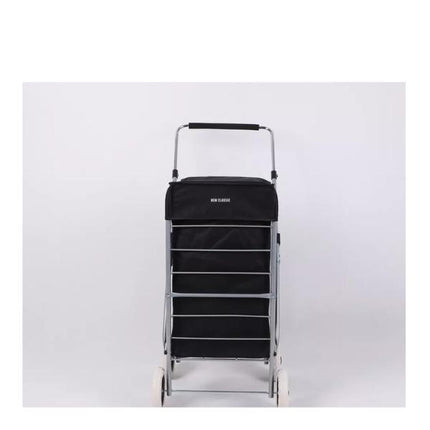 Foldable Shopping Trolley with 60L Insulated Cooler Bag