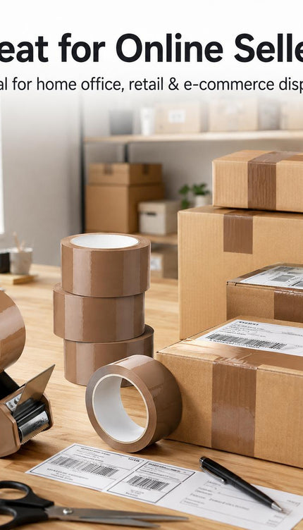 Brown Parcel Packing Tape – 48mm × 66m