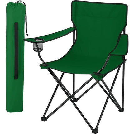 Portable Folding Camping Chair Lightweight Outdoor Garden Beach Picnic Fishing Chair Steel Frame 110kg Capacity