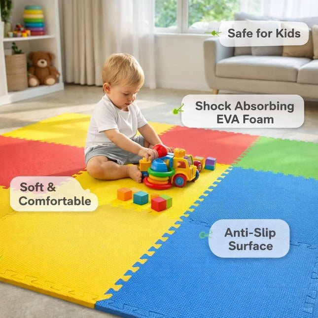 EVA Foam Interlocking Floor Mats – Extra Thick