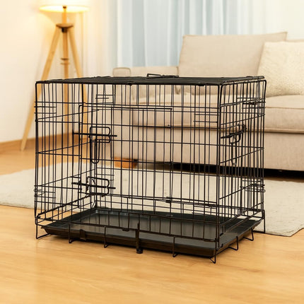 36" Metal Dog Crate with Single Door