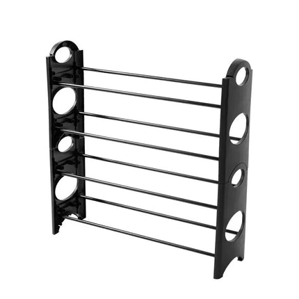 6 Tier Shoe Rack Stand Lightweight Compact Storage Organizer Space Saving Shelf