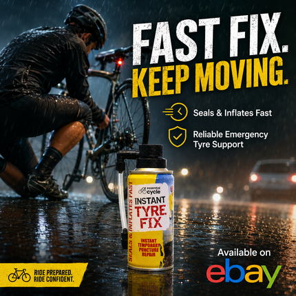 Instant Tyre Fix Spray 200ml Bike Car Puncture Repair Kit