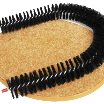 Cat Self Grooming Arch Kitten Massager Bristle Brush Scratcher Play Catnip