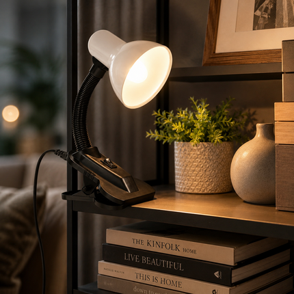 LED Desk Lamp Clip On Adjustable Office Bed Study Table Clamp Reading Light