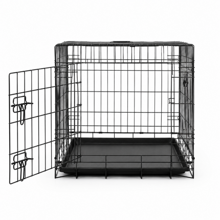 Dog Crate Metal Pet Cage Portable Puppy Kennel
