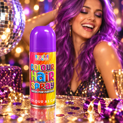 Hair Colour Spray 200ml Temporary Wash Out Halloween Fancy Dress Party 6 Colours