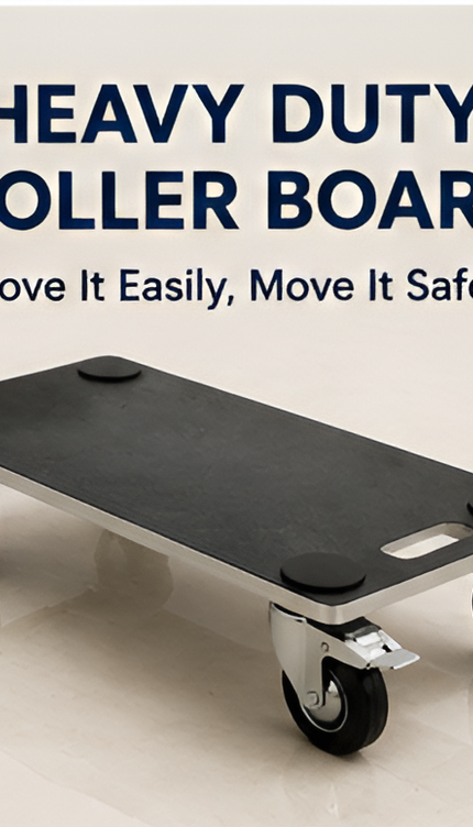200KG Wooden Dolly Trolley Cart Wheeled Roller Platform Transporter Board