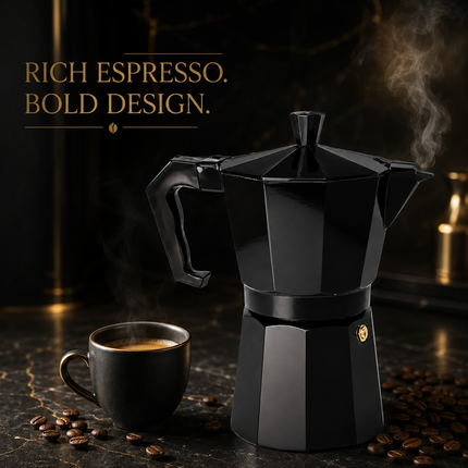 Moka Pot Stovetop Aluminium Kitchen Italian Espresso Ground Coffee Latte Maker