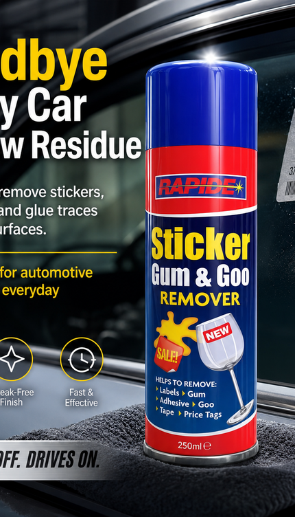 2-Pack Sticker Gum Remover Spray Label Goo Tape Adhesive Price Tag Cleaner 250ml