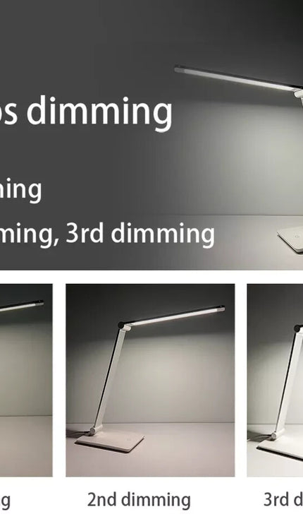 LED Table Desk Lamp – Eye-Caring Light USB Charging 3 Modes Touch Control