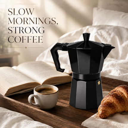 Moka Pot Stovetop Aluminium Kitchen Italian Espresso Ground Coffee Latte Maker