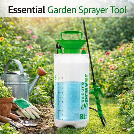 5L/8L Garden Pump Pressure Sprayer Bottle Water Spray for Plants & Weed Control