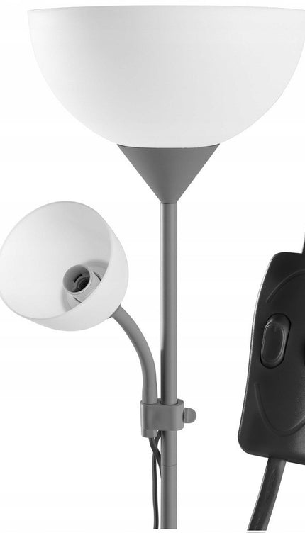 Modern Adjustable Floor Lamp with Reading Light for Bedroom, Living Room & Study