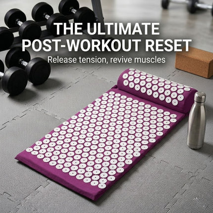 Accupressure Body Mat Massage Relieve Back & Neck Pain Relax Muscles Stress +Bag