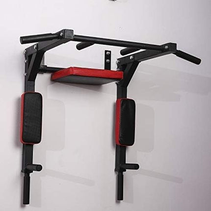 Pull Up Bar Wall Mounted Chin Up HDuty Power Tower Dip Station Multifunctional