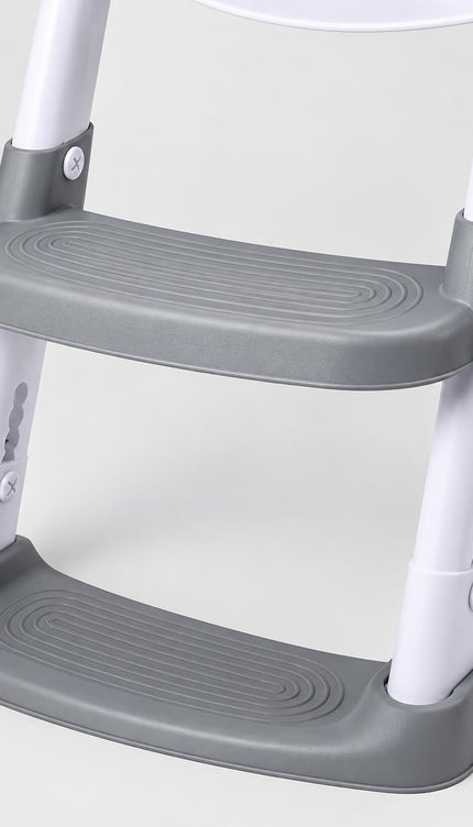 Toddler Potty Training Toilet Seat Step Ladder Adjustable Non Slip Cushioned