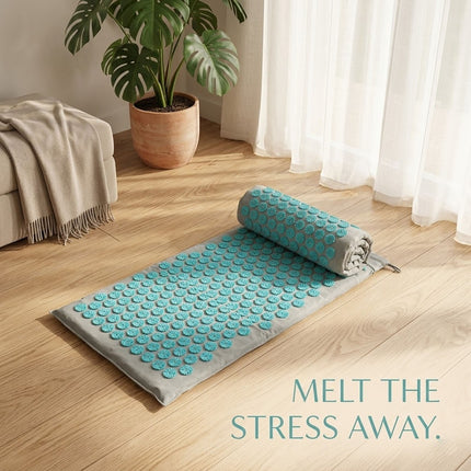 Accupressure Body Mat Massage Relieve Back & Neck Pain Relax Muscles Stress +Bag