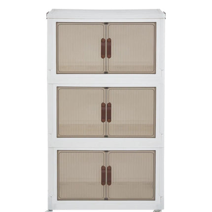 3-Tier Plastic Storage Cabinet