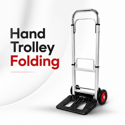 Hand Trolley Folding Sack Truck 90KG Lightweight Steel Aluminium Platform Cart