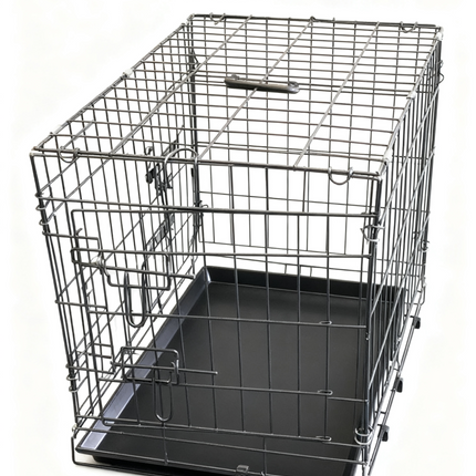 Pet Cage Metal Puppy Training Crate Portable Dog Carrier Suitable for Cats & Dog