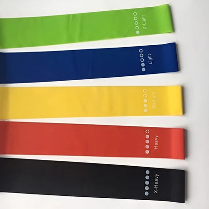 Resistance Bands Set 5pcs Latex Loop Yoga Exercise Fitness Home Gym