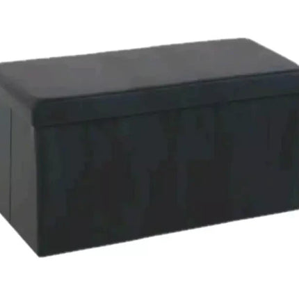 Folding Storage Box Faux Leather Home Footstool Ottoman Seat Stool Storage Boxes