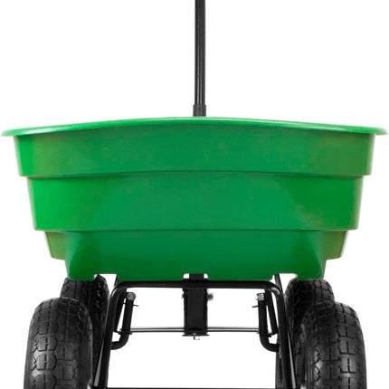 Garden Trolley Dump Cart Heavy Duty 300KG Tipping Wheelbarrow Truck Trailer 75L