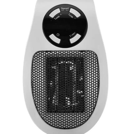 Bush MH-04W Fan Heater With Remote Control 1 Heat Setting Plug In Fan Heater-NEW