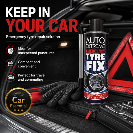 Instant Tyre Fix Spray 300ml Car Puncture Sealer