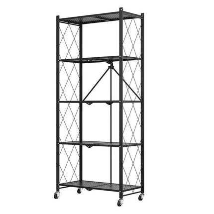 Folding Shelf Storage Portable Rack Shelves Garage Kitchen Warehouse Pantry Shed