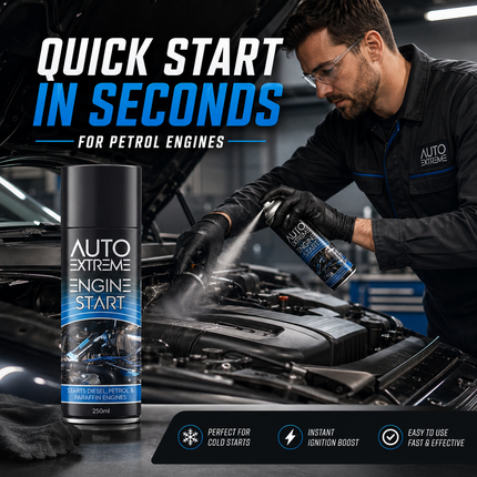 Quick Engine Start Spray 250ml Petrol & Diesel Easy Start Aerosol Car Van Truck