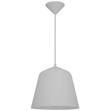 Adjustable Pendant Ceiling Light Classic White Plastic Bedroom Light 270mm Dia