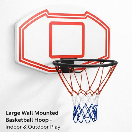 Large Basketball Hoop Wall Mounted Indoor Outdoor Basketball Games