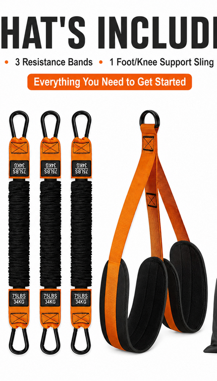Adjustable Pull-Up Assistance Bands with Fabric Support