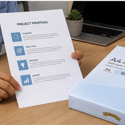 A4 Printer Paper White 70gsm 500 Sheets Multipurpose Inkjet Laser Copier 1-Ream