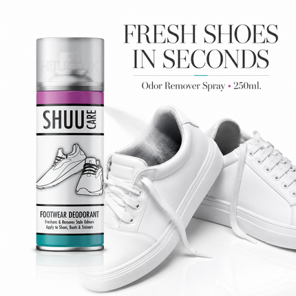 2x Shoe Boot Deodorant Spray Odour Remover Footwear Freshener Neutraliser 250ml