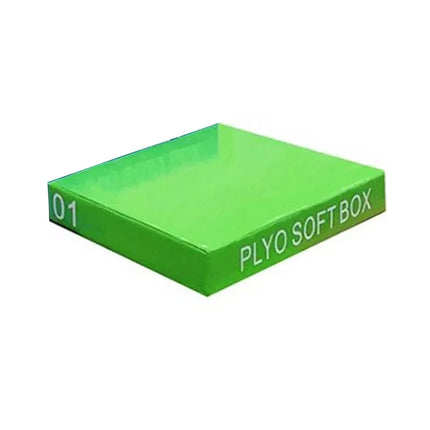 15cm Soft Green Plyometric Jump Box Stackable Foam Gym Fitness Exercise Equipmen