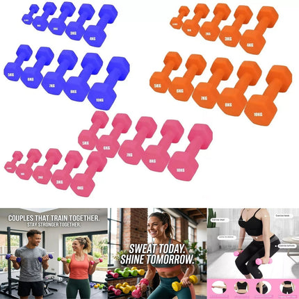 Neoprene Dumbbell Set Pair