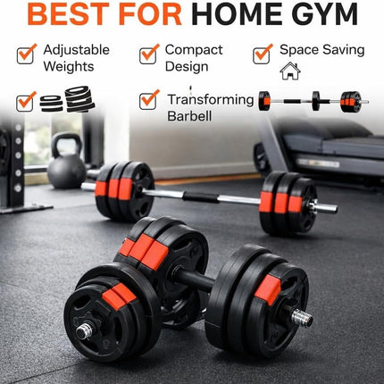 15kg Adjustable Dumbbell Set