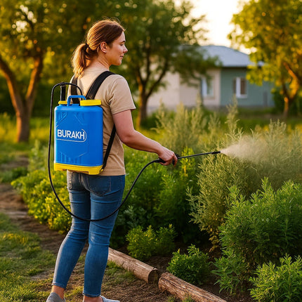 12L Garden Pressure Sprayer Manual Knapsack Pesticides Weed Killer Pump Bottle