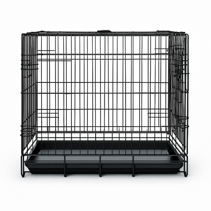 Pet Cage Metal Puppy Training Crate Portable Dog Carrier Suitable for Cats & Dog
