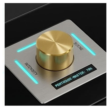 5x Universal Dimmer Light Switch Knob Polished Brass Gold Replacement Knob